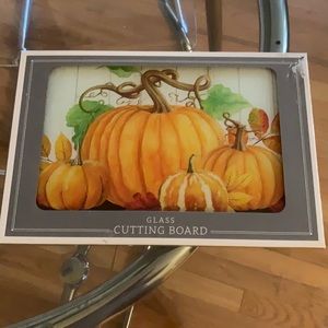 Fall pumpkin cutting board